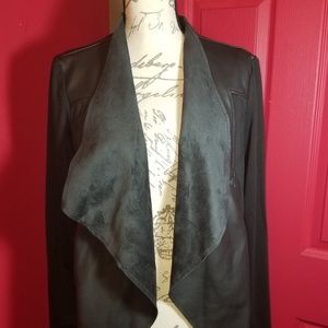 Edyson, Maisha Ponte and Faux Leather Jacket